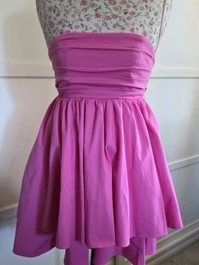 Camila Coelho PENELOPE Strapless Pink Party Minj Dress
